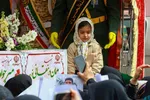 تشییع پیکر مطهر 13 شهید جنگ رمضان در تبریز