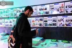 اربعین پیدل روی کے راستے پر اعجاز قرآن نمایش + تصاویر