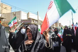 تشییع پیکر شهدای راه وطن در اهواز