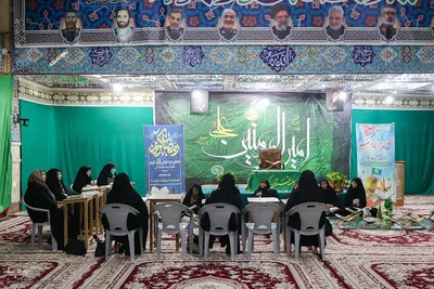 محفل جزءخوانی و تفسیر قرآن در امامزاده محسن اصفهان