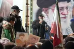 تشییع پیکر شهیدان «احمد میرزاوند» و «مرتضی بهاروند» و بیعت جامعه قرآنی لرستان با سومین رهبر انقلاب