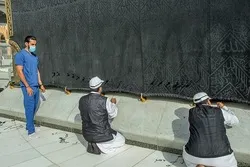 Ana Gab Da Kammala Gyaran Kyallen Dakin Ka’aba Mai Alfarma A Shirye-Shiryen Watan Ramadan