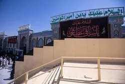 Ərbəin günü üçün Beynul Hərəmeynə dəmir körpü yerləşdirildi - Foto