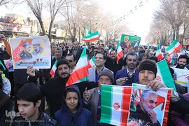 راهپیمایی یوم الله ۲۲ بهمن در یزد