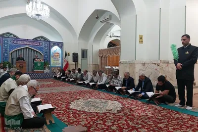 کرسی تلاوت رضوی زیارتگاه شهید مدرس - کاشمر