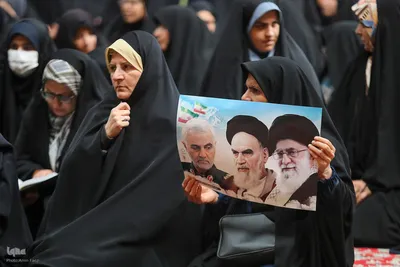 مراسم اربعین شهدای حمله تروریستی کرمان‎