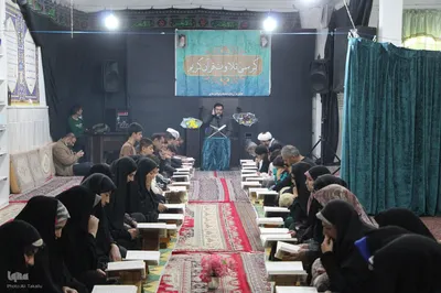 محفل انس با قرآن به یاد شهدای اقتدار در ملایر ‎
