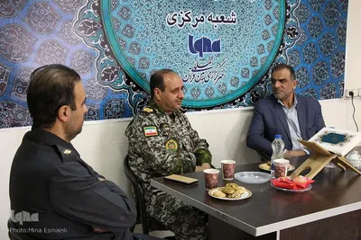 بازدید ارشد نظامی ارتش در استان مرکزی از خبرگزاری ایکنا