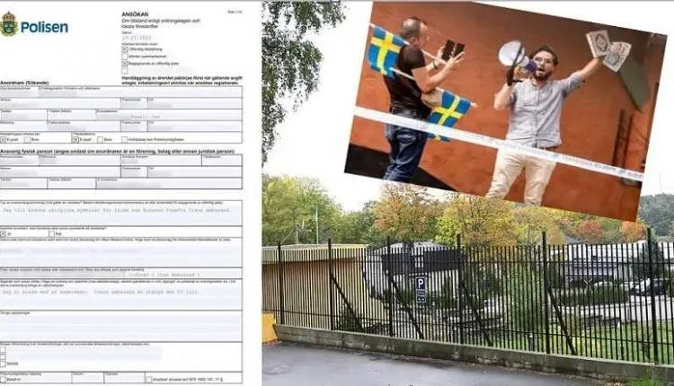 Kur’an yakma eylemleri şimdi İran Büyükelçiliği önünde