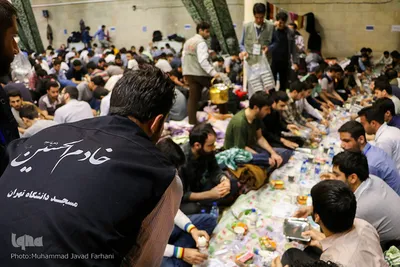 مراسم اعتکاف دانشجویی در دانشگاه تهران