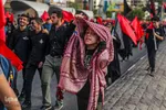 مراسم راه‍یمایی جاماندگان اربعین در شیراز