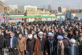 مراسم خاکسپاری و تشیع پیکر شهید «حسین فغانی»