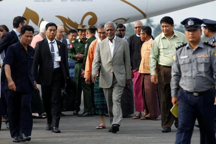 Kunjungan Kofi Annan ke Kawasan Muslim Myanmar