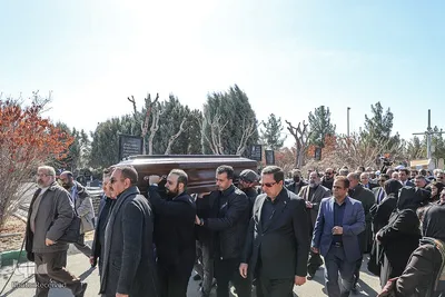 
مراسم خاکسپاری سفیر سابق فلسطین در بهشت زهرا
