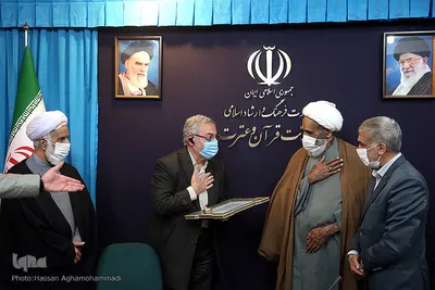 مراسم تجلیل از خادمان قرآن کریم برگزیده سالهای ۹۸ و ۹۹