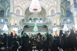 مراسم شیرخوارگان حسینی در حرم عبدالعظیم حسنی