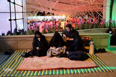 مراسم شب قدر در گلزار شهدای وادی رحمت تبریز