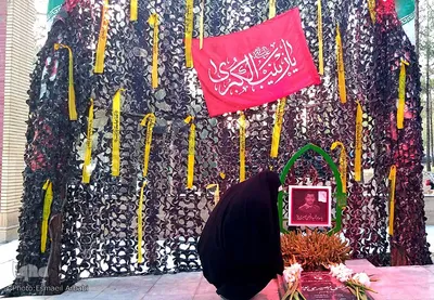 آیین غبار روبی مزار شهدای بیرجند