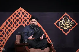 مراسم عزاداری شب تاسوعا در حسینیه امام خمینی(ره)