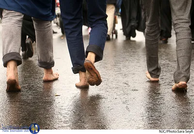 پیاده روی اربعین حسینی در تهران
