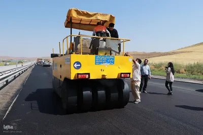 بازدید نایب‌رئیس مجلس و رئیس سازمان راهداری از پروژه پل بیات و جاده تبریز - زنجان