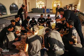 آیین سنتی ۶ امام حسین در شهر بَرزُک کاشان