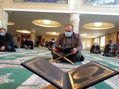 مراسم ختم قرآن به مناسبت ایام شهادت حضرت فاطمه(س) در اهر