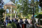 گلباران آرامگاه حافظ و قبور مشاهیر فارس
