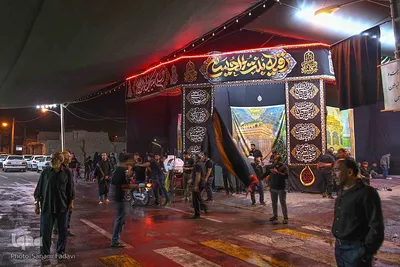 دلدادگی عزاداران حسینی در خمینی‌شهر اصفهان‎