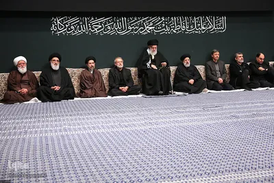عزاداری شام شهادت حضرت فاطمه زهرا (س) در حسینیه امام خمینی(ره)