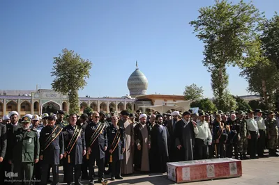 تشییع پیکر شهید امنیت در شیراز‎