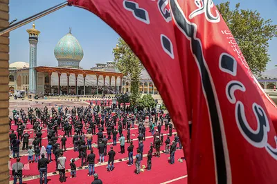 عزاداری روز تاسوعا در حرم مطهر شاهچراغ (ع)