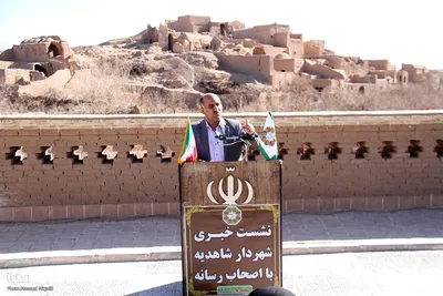 نشست خبری میرنژاد شهردار شهر شاهدیه یزد