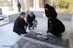 غبار روبی و عطر افشانی مزار مطهر شهدا بمناسبت هفته ی دفاع مقدس‎