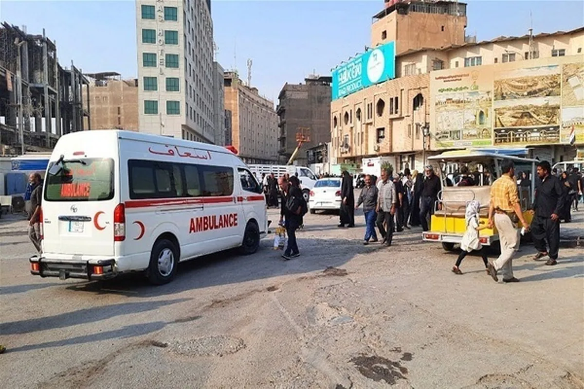 An tura motocin daukar marasa lafiya 100 da tawagogin likitoci kayan aiki a Karbala