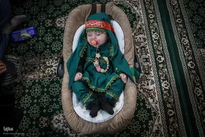 مراسم شیرخوارگان حسینی در حرم عبدالعظیم حسنی