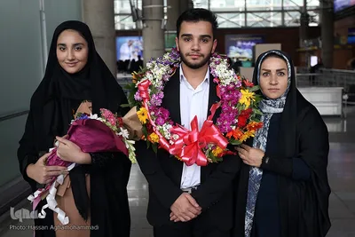 بازگشت یونس شاهمرادی، قهرمان مسابقات بین‌المللی قرآن و اذان «عطر الکلام» عربستان به ایران