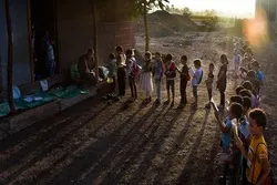 File d'attente pour apprendre le Coran, photo la plus vue d’un photographe égyptien