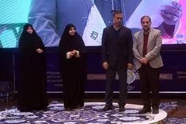 اختتامیه بخش آوایی و معارف قرآنی بیست و چهارمین جشنواره قرآن و عترت دانشگاه‌های علوم پزشکی کشور/ همدان