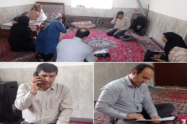 دیدار رئیس کمیته امداد سوادکوه شمالی با بیماران زمین‌گیر دهستان لفور