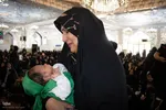 مراسم شیرخوارگان حسینی در نایین