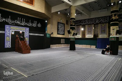 مراسم عزاداری شام غریبان در حسینیه امام خمینی (ره)
