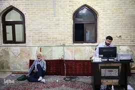 مرحله شهرستانی مسابقات سراسری قرآن بخش برادران سازمان اوقاف و امور خیریه در بقعه شیخ طرشتی (ره)