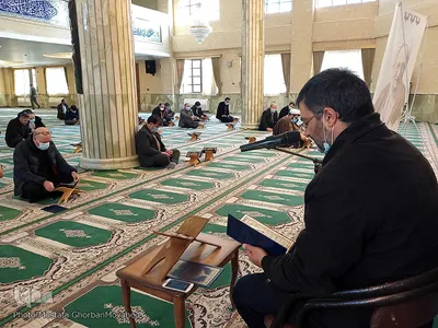 مراسم ختم قرآن به مناسبت ایام شهادت حضرت فاطمه(س) در اهر