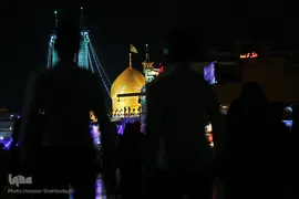 حرم کریمه اهل بیت(ع) در شب عید غدیر