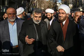 مراسم تشییع پیکر مرحوم حجت الاسلام والمسلمین سید هاشم رسولی محلاتی
