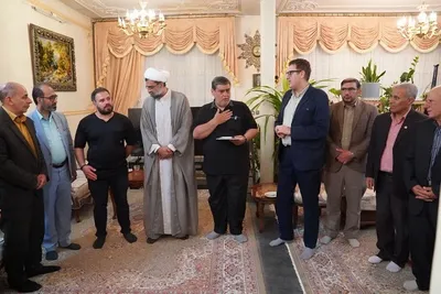 دیدار با خانواده شهیده «انسیه سادات امیدعلی» در بروجرد