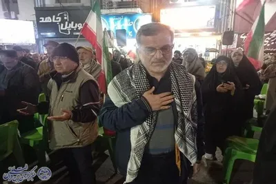 چهل نهمین شب اجتماع مردم ولایت مدار شهرستان بابلسر با محوریت روز ارتش
