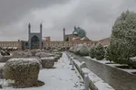 آشتی اصفهان با برف