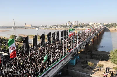 تشییع پیکر شهید قاسم سلیمانی در اهواز 